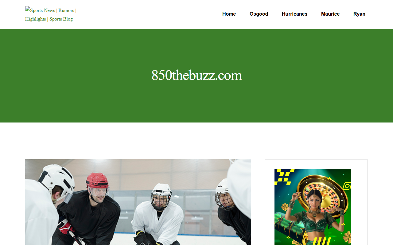 850thebuzz.com screenshot