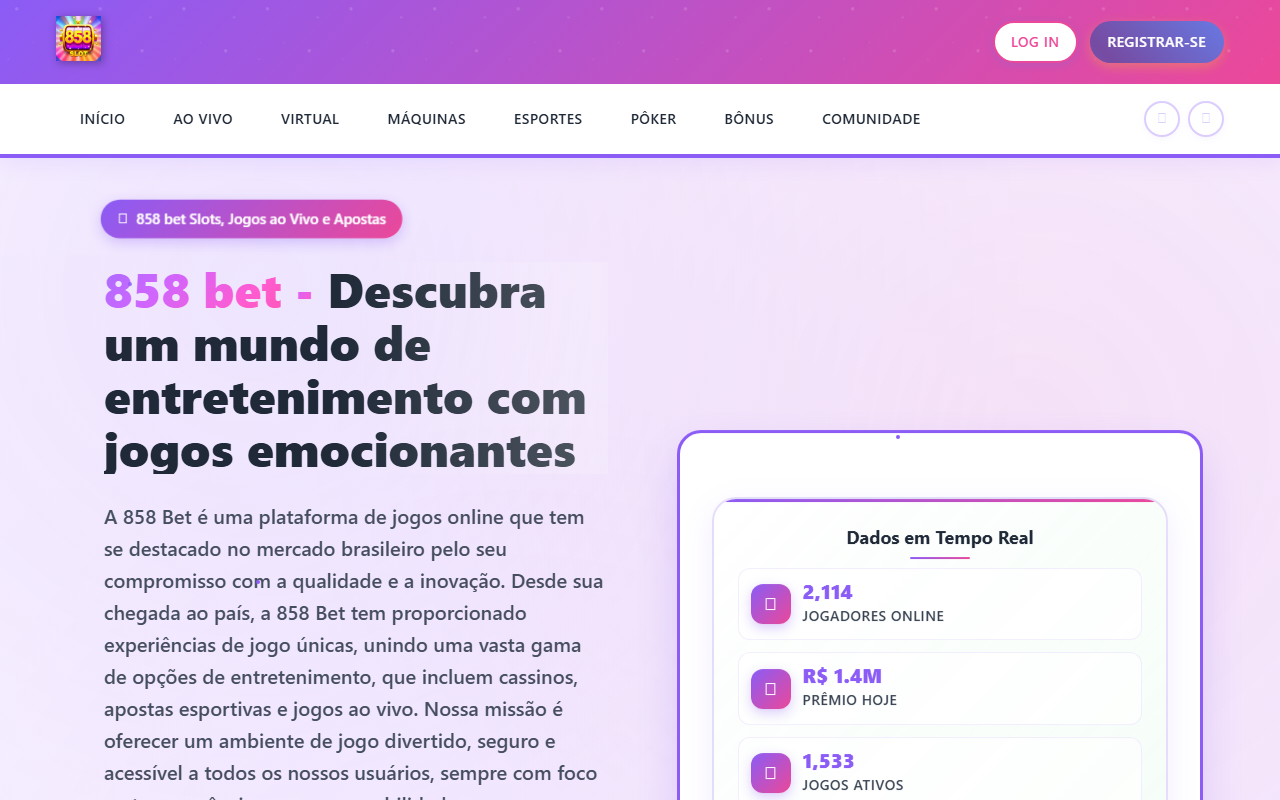 858bet-login.com screenshot