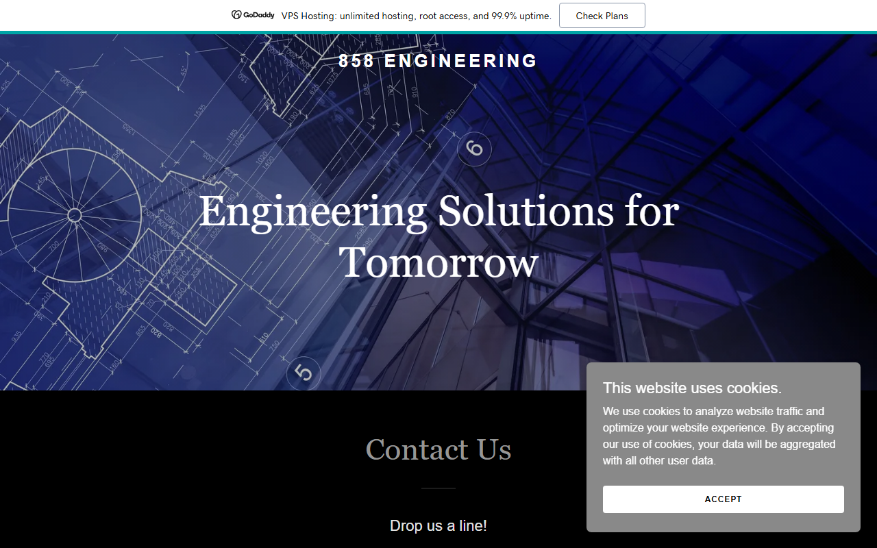858engineering.com screenshot