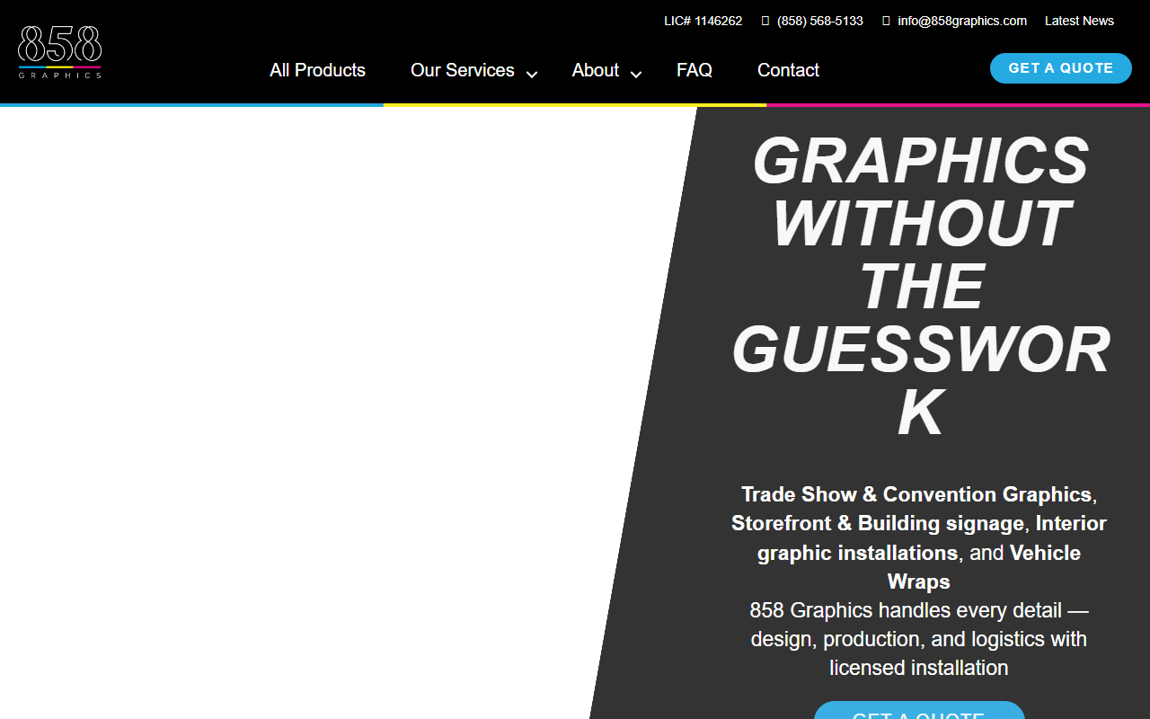 858graphic.com screenshot