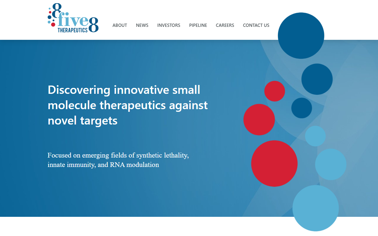 858therapeutics.com screenshot