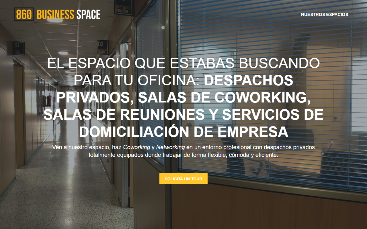860coworking.com screenshot