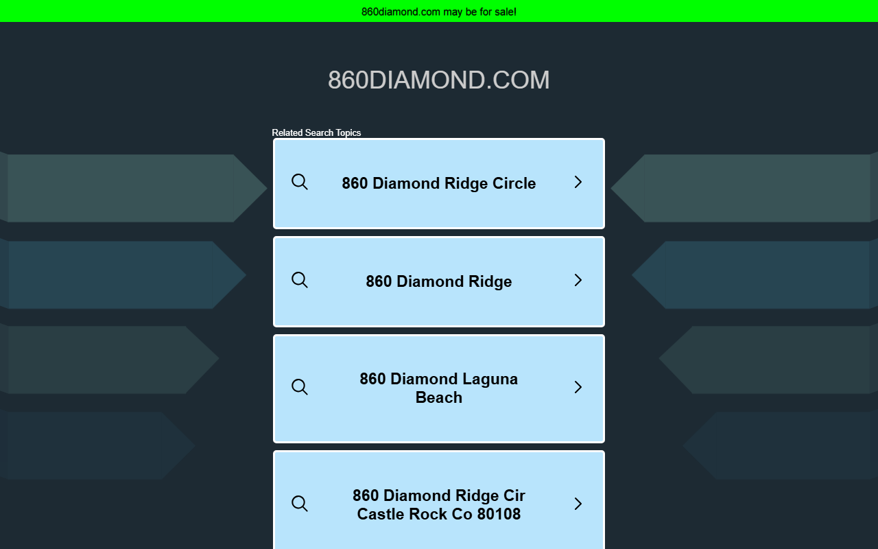 860diamond.com screenshot