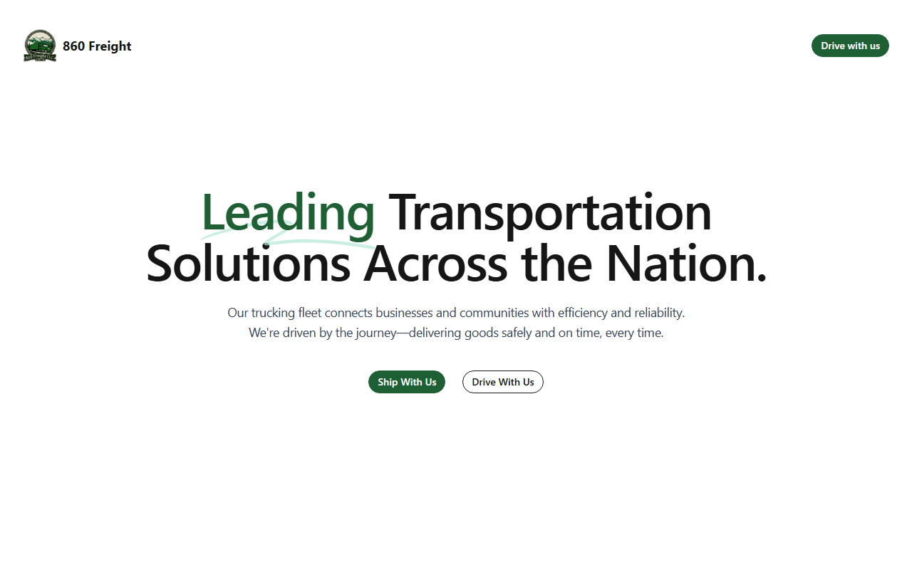 860freight.com screenshot