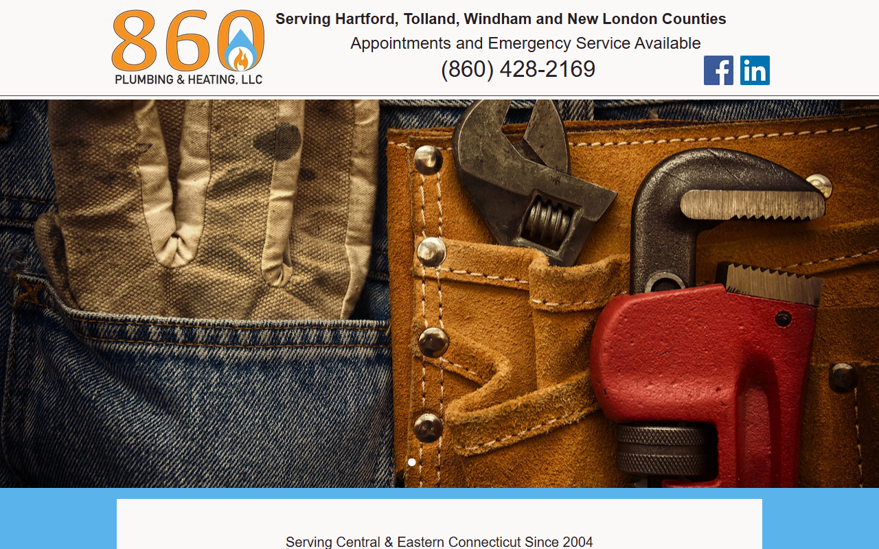 860heating.com screenshot