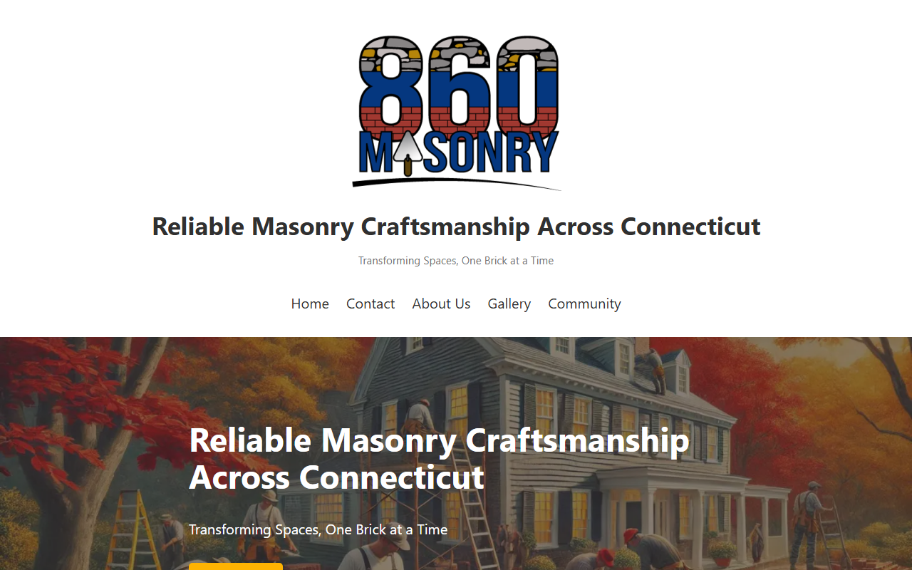 860masonry.com screenshot