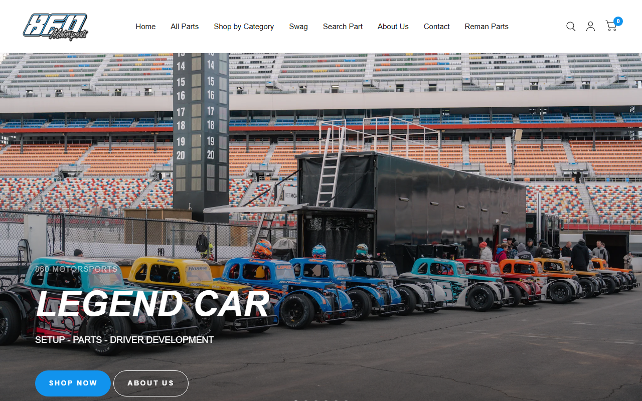 860motorsports.com screenshot