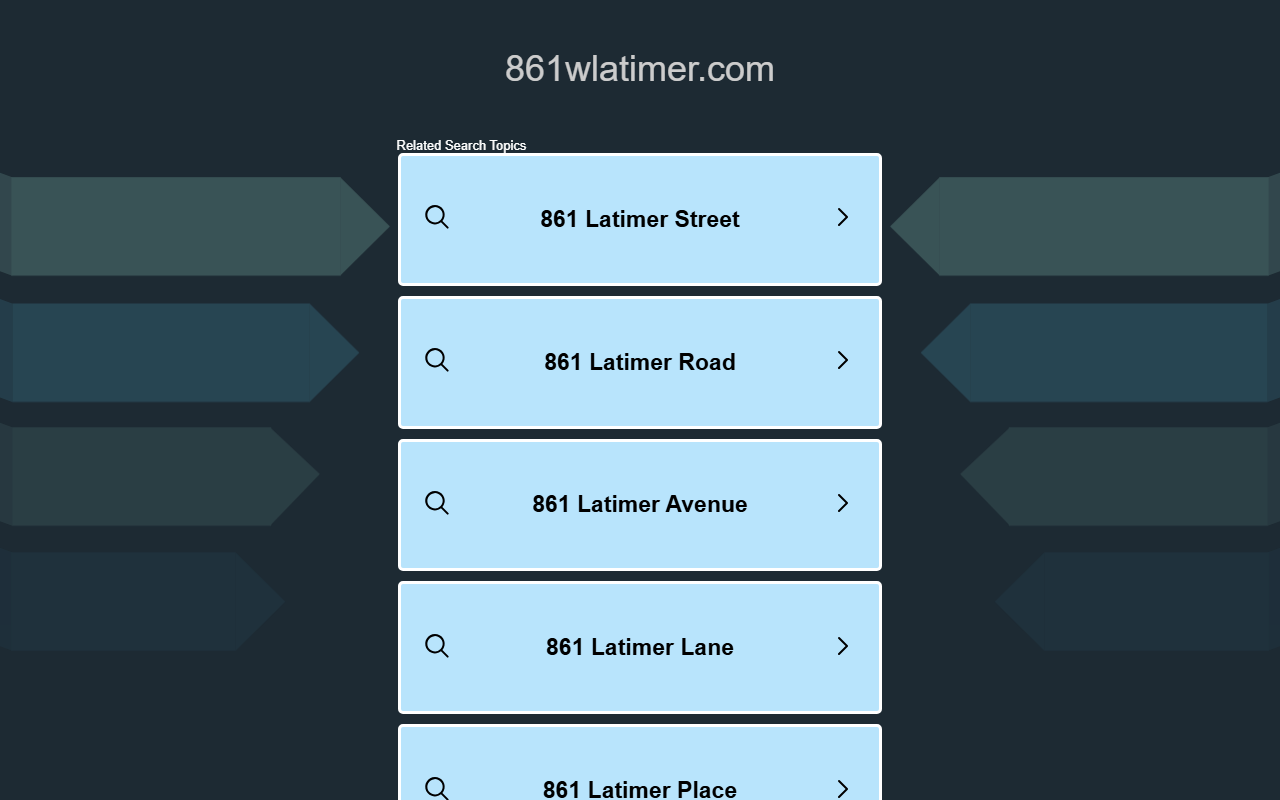 861wlatimer.com screenshot