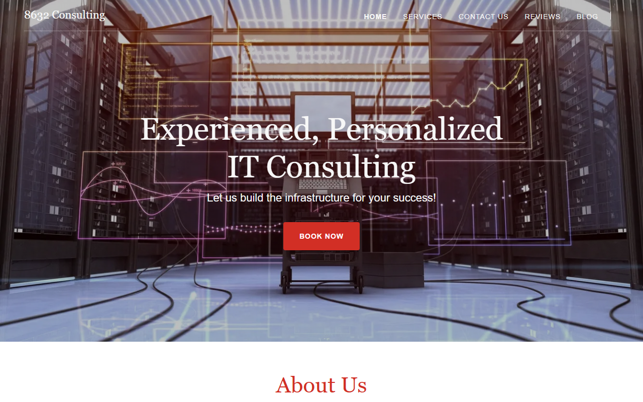 8632consulting.com screenshot