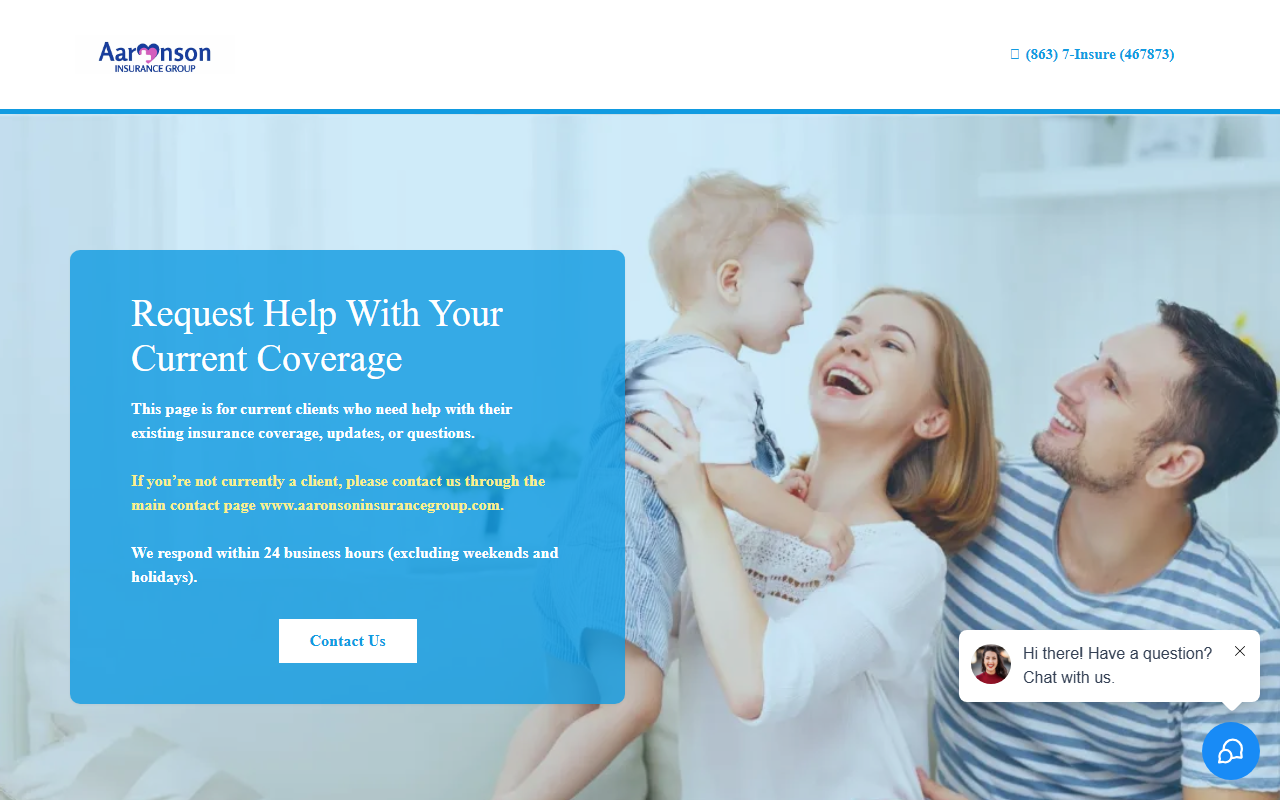 8637insure.com screenshot