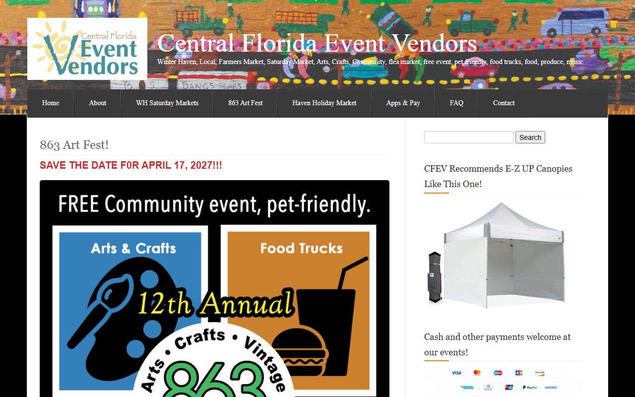 863artfest.com screenshot