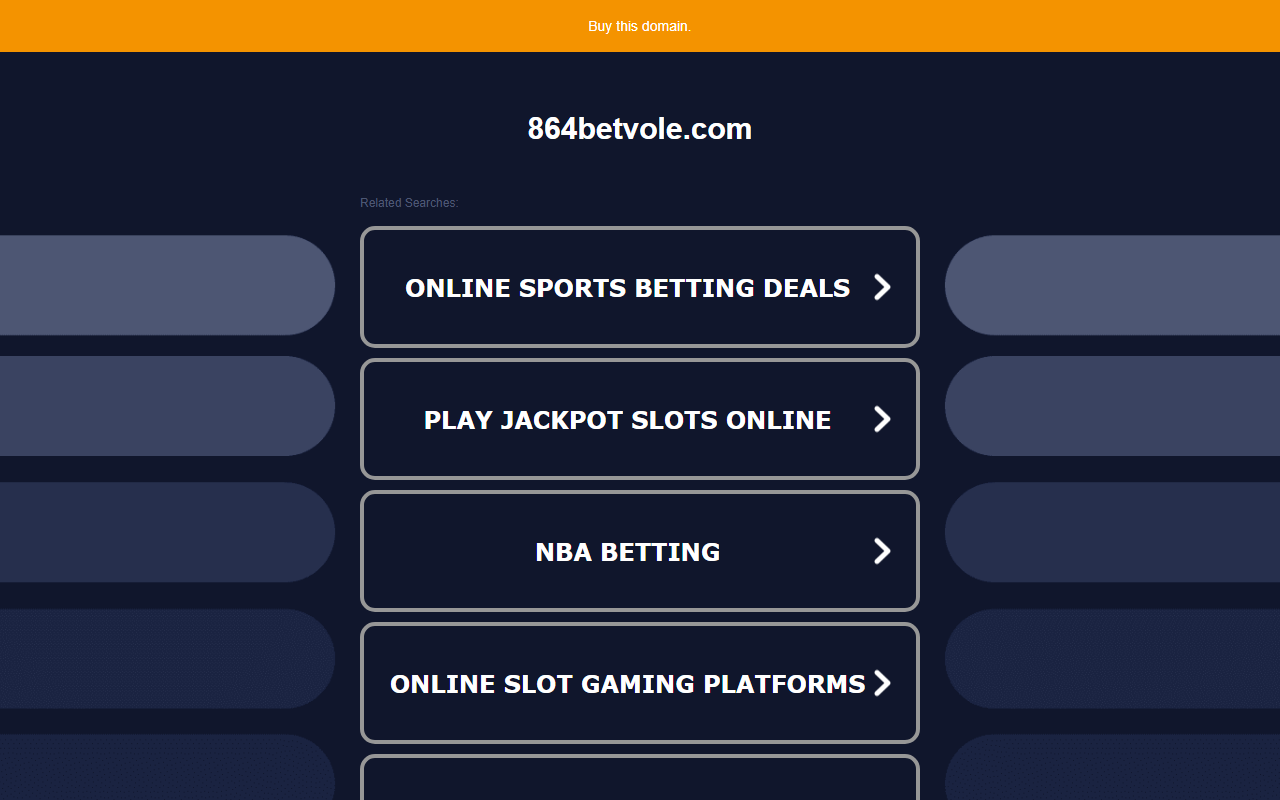864betvole.com screenshot
