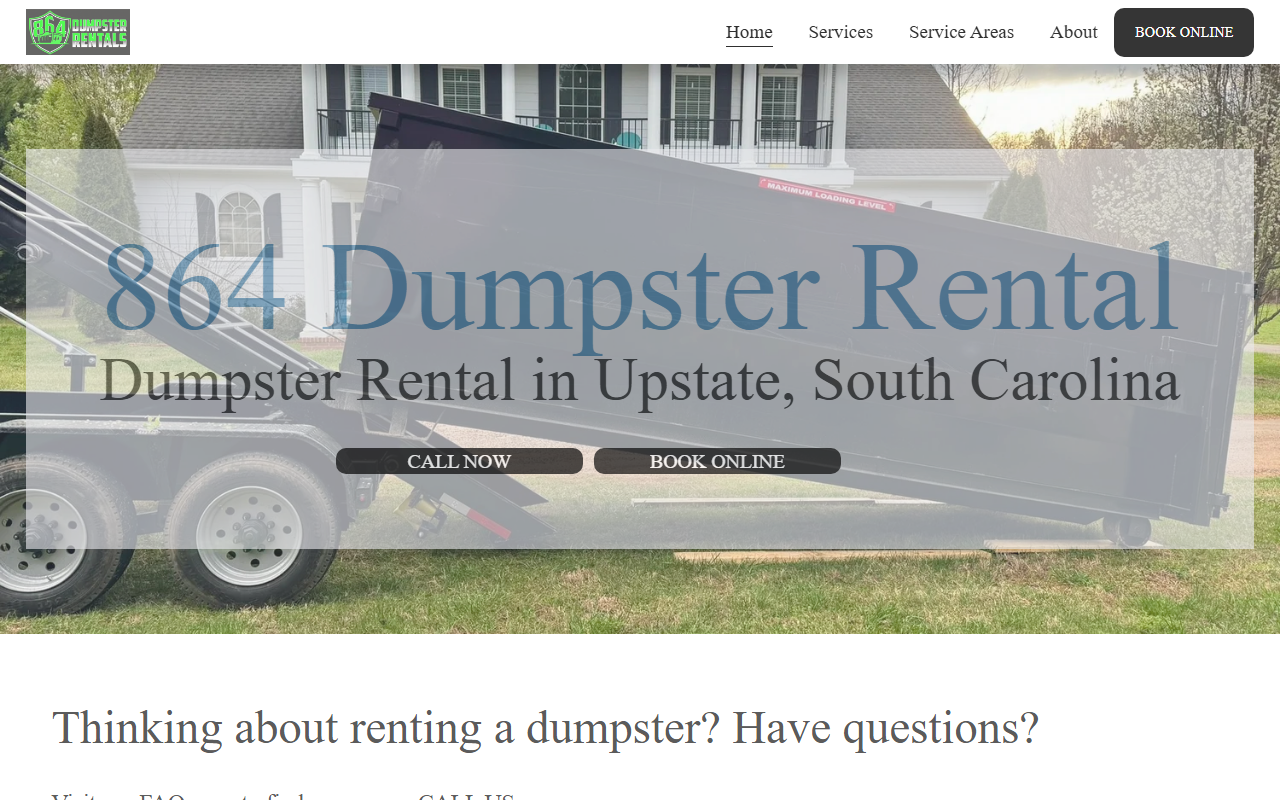 864dumpster.com screenshot