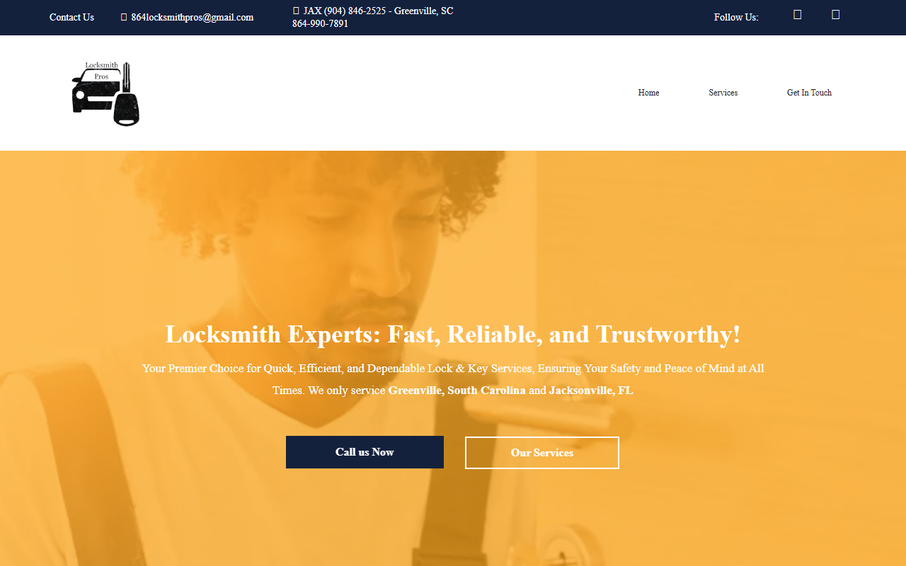 864locksmithpros.com screenshot