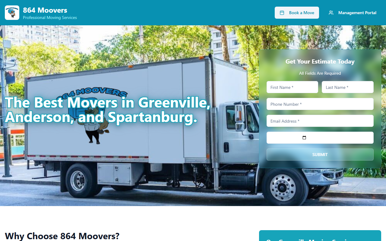864moovers.com screenshot