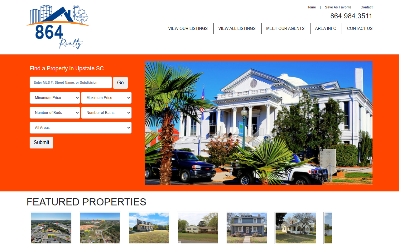 864realtyllc.com screenshot