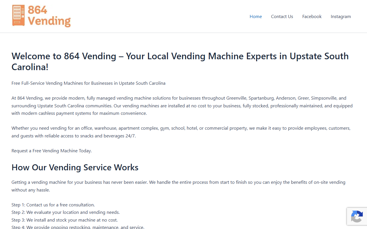 864vending.com screenshot