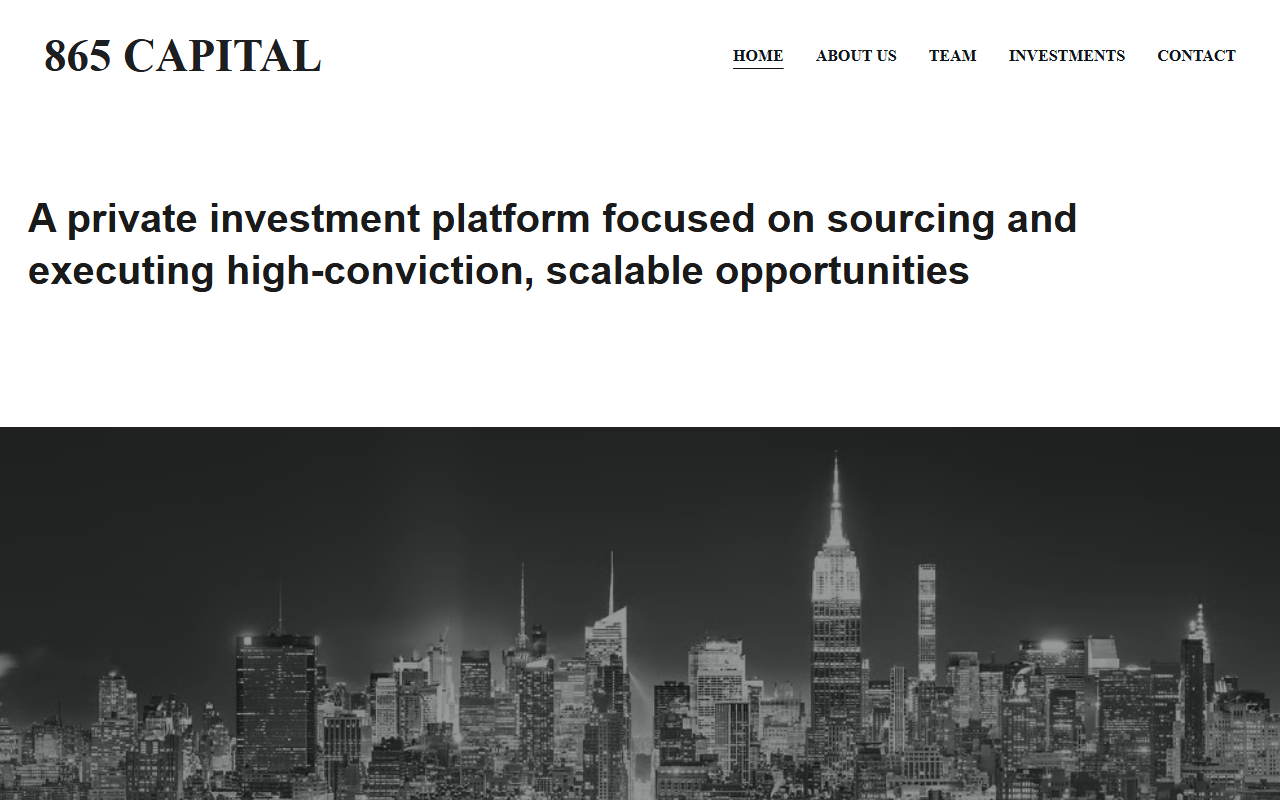 865capital.com screenshot