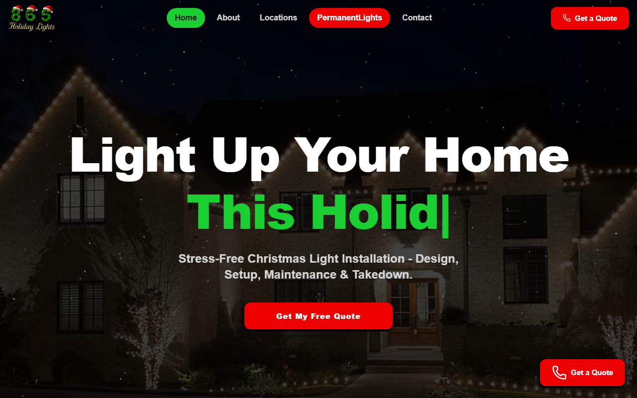 865holidaylights.com screenshot