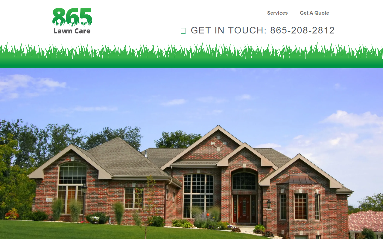 865lawncare.com screenshot