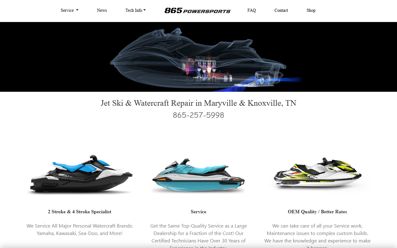 865powersports.com screenshot