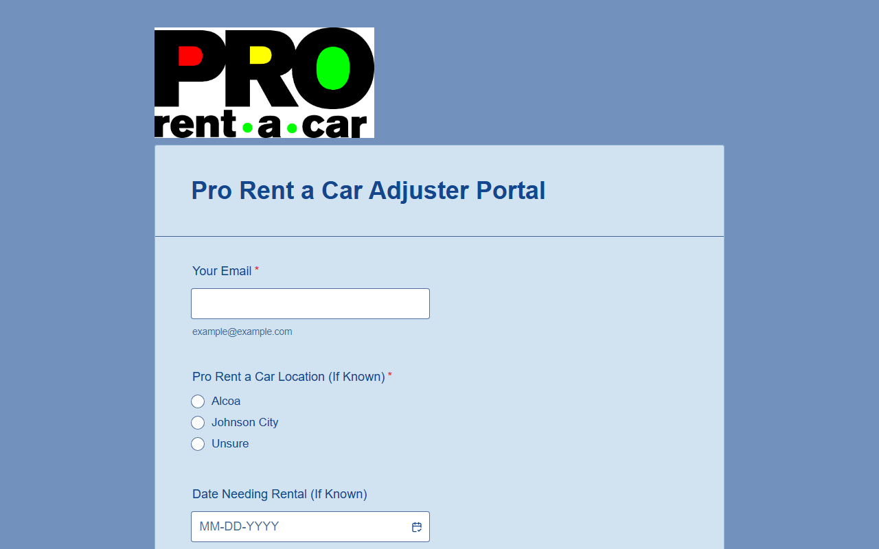 865rentacar.com screenshot