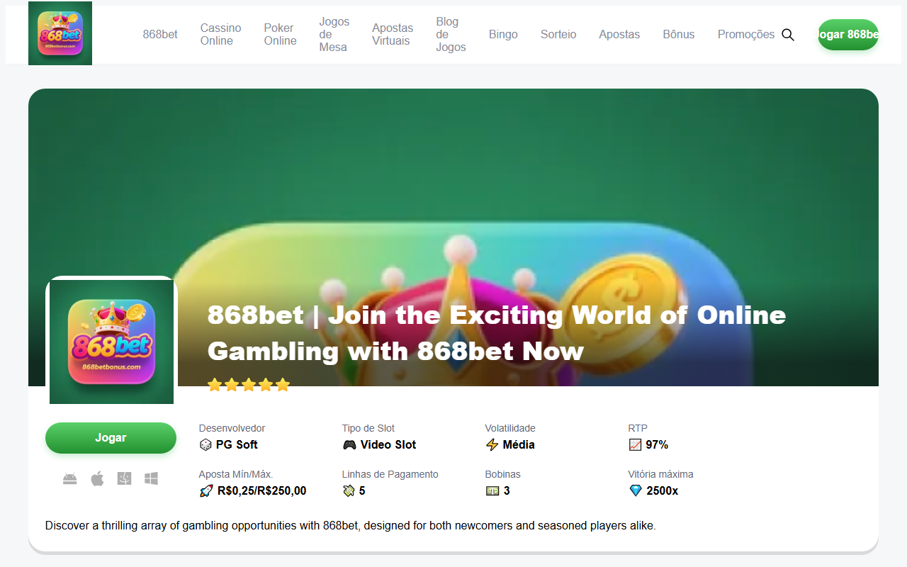 868betbonus.com screenshot