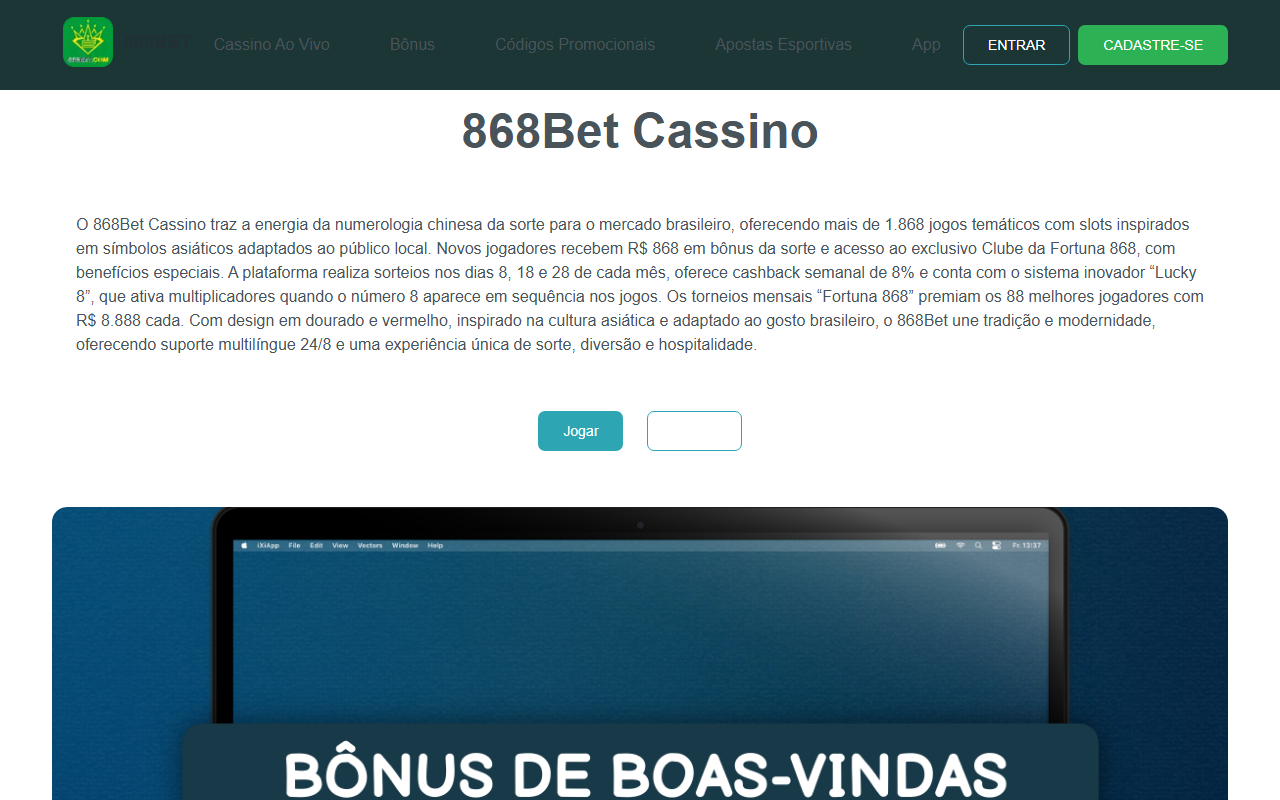 868betbrasil.com screenshot