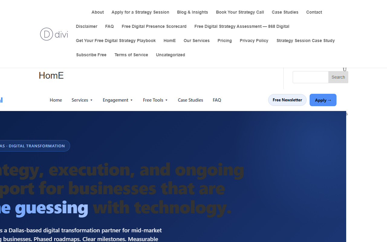 868digital.com screenshot
