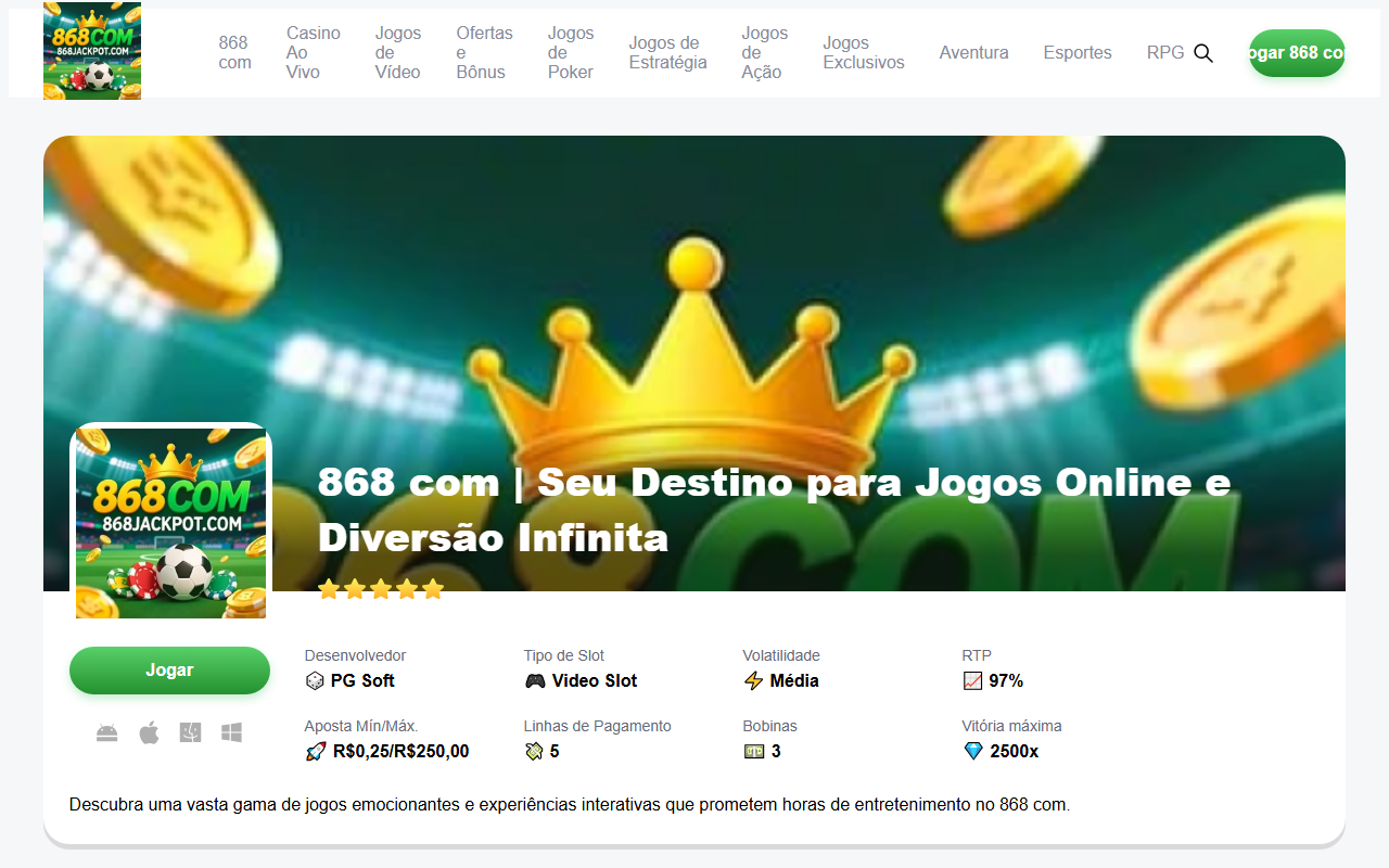 868jackpot.com screenshot