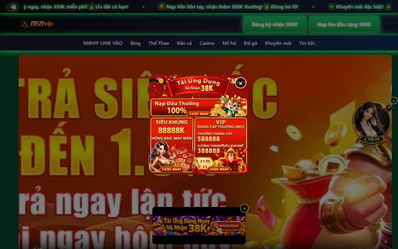 868viplinkvip.com screenshot