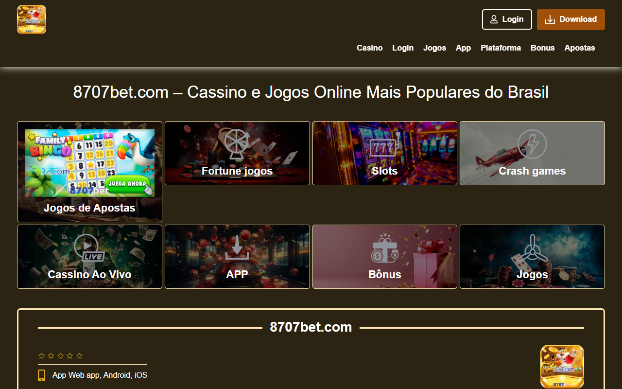 8707betgames.com screenshot