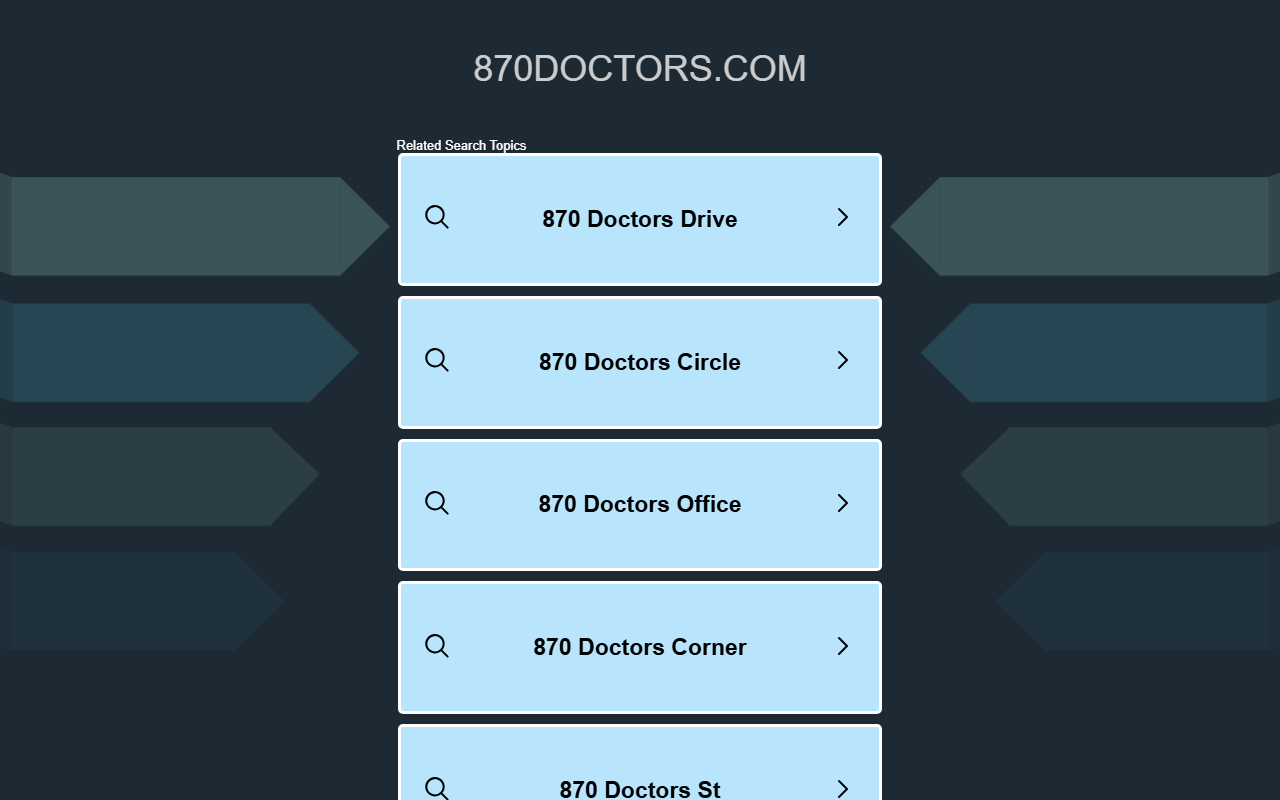 870doctors.com screenshot