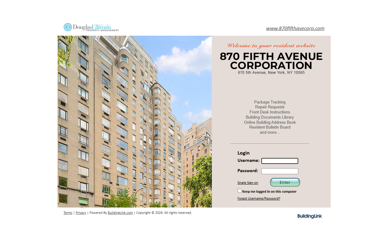 870fifthavecorp.com screenshot