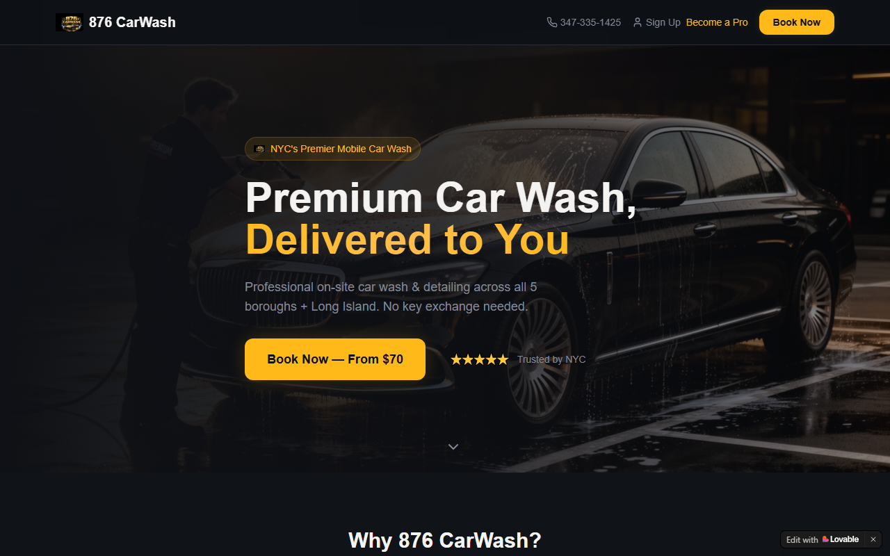 876carwash.com screenshot