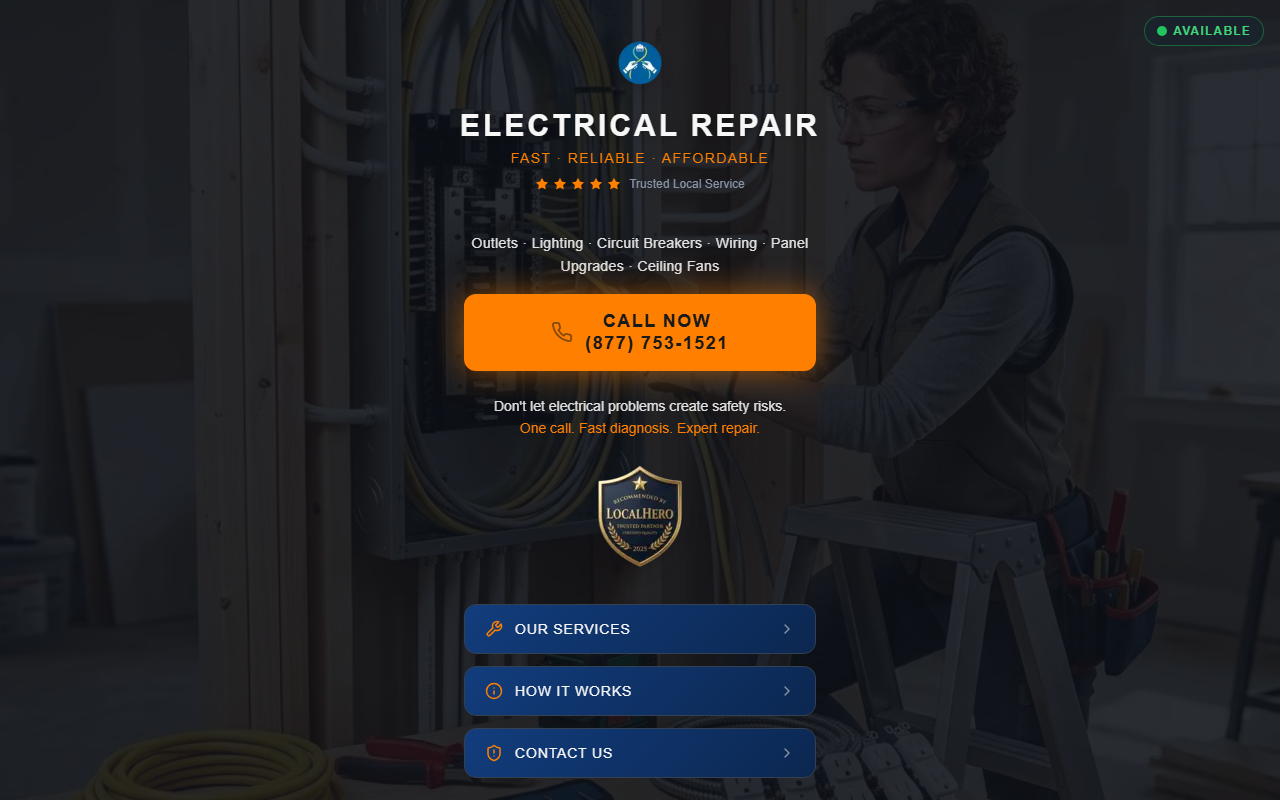 876electric.com screenshot