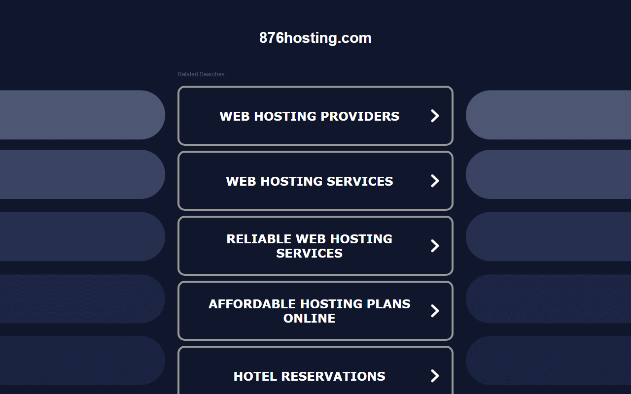 876hosting.com screenshot