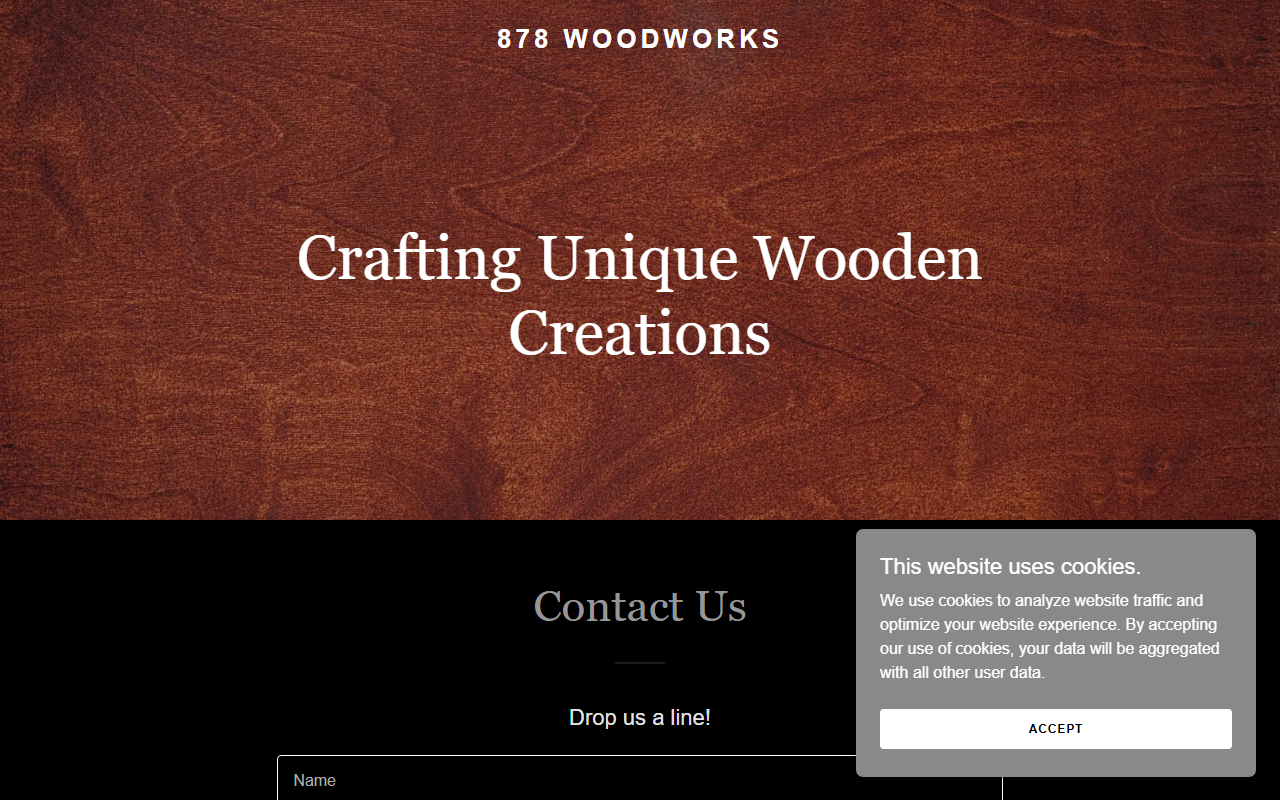 878woodworks.com screenshot