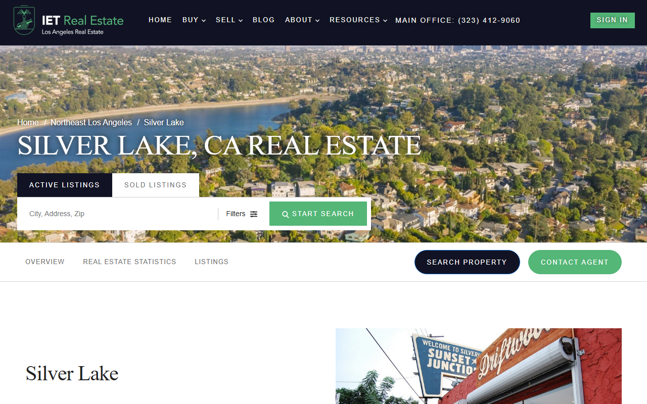 90026realestate.com screenshot