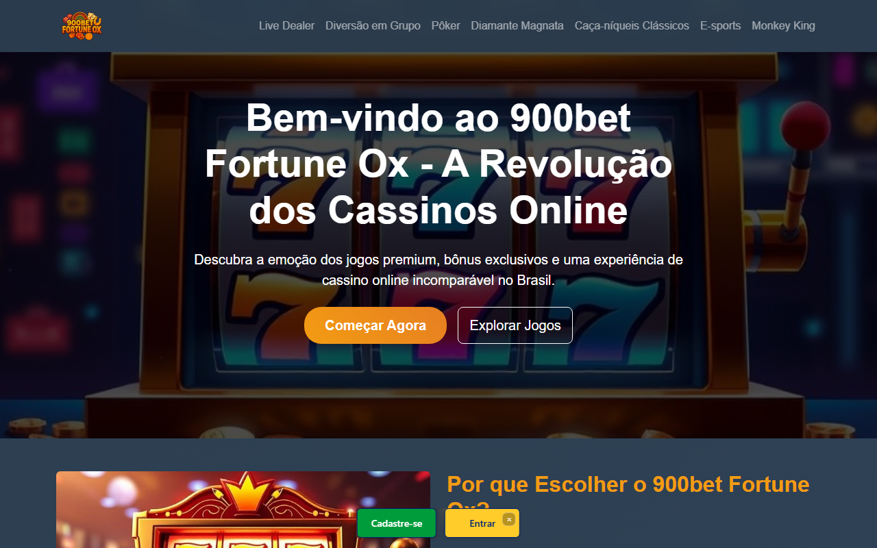 900betfortune-ox.com screenshot