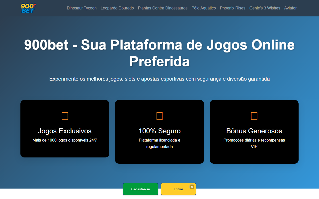 900betjogos.com screenshot