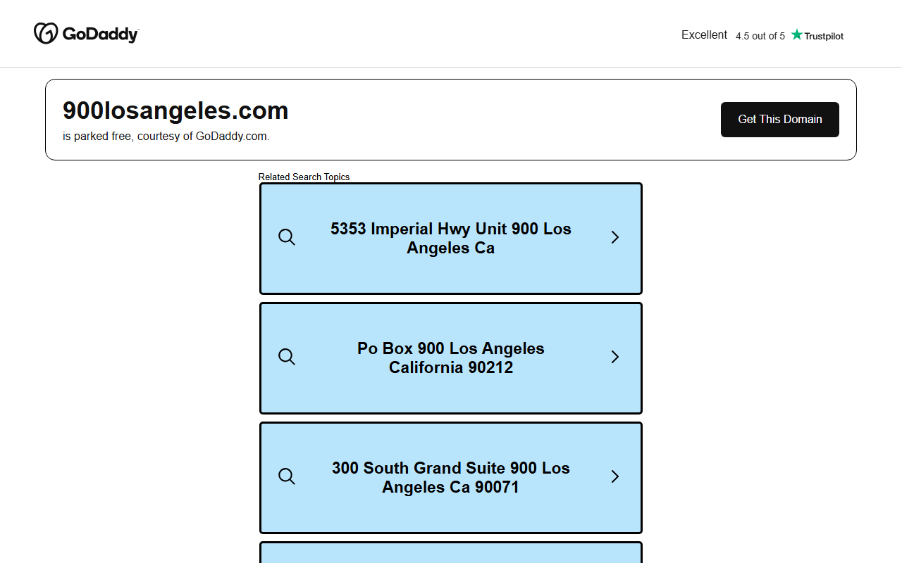 900losangeles.com screenshot