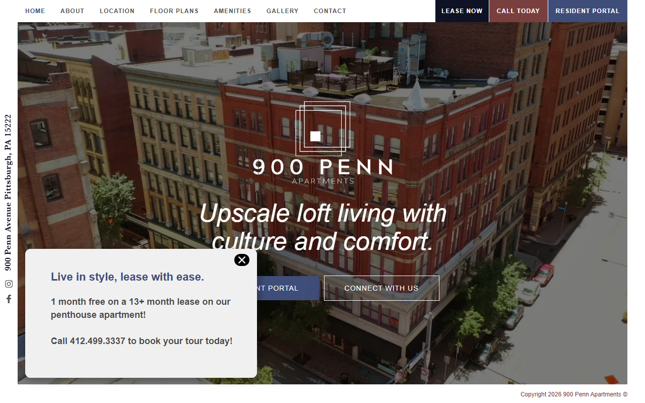 900pennave.com screenshot