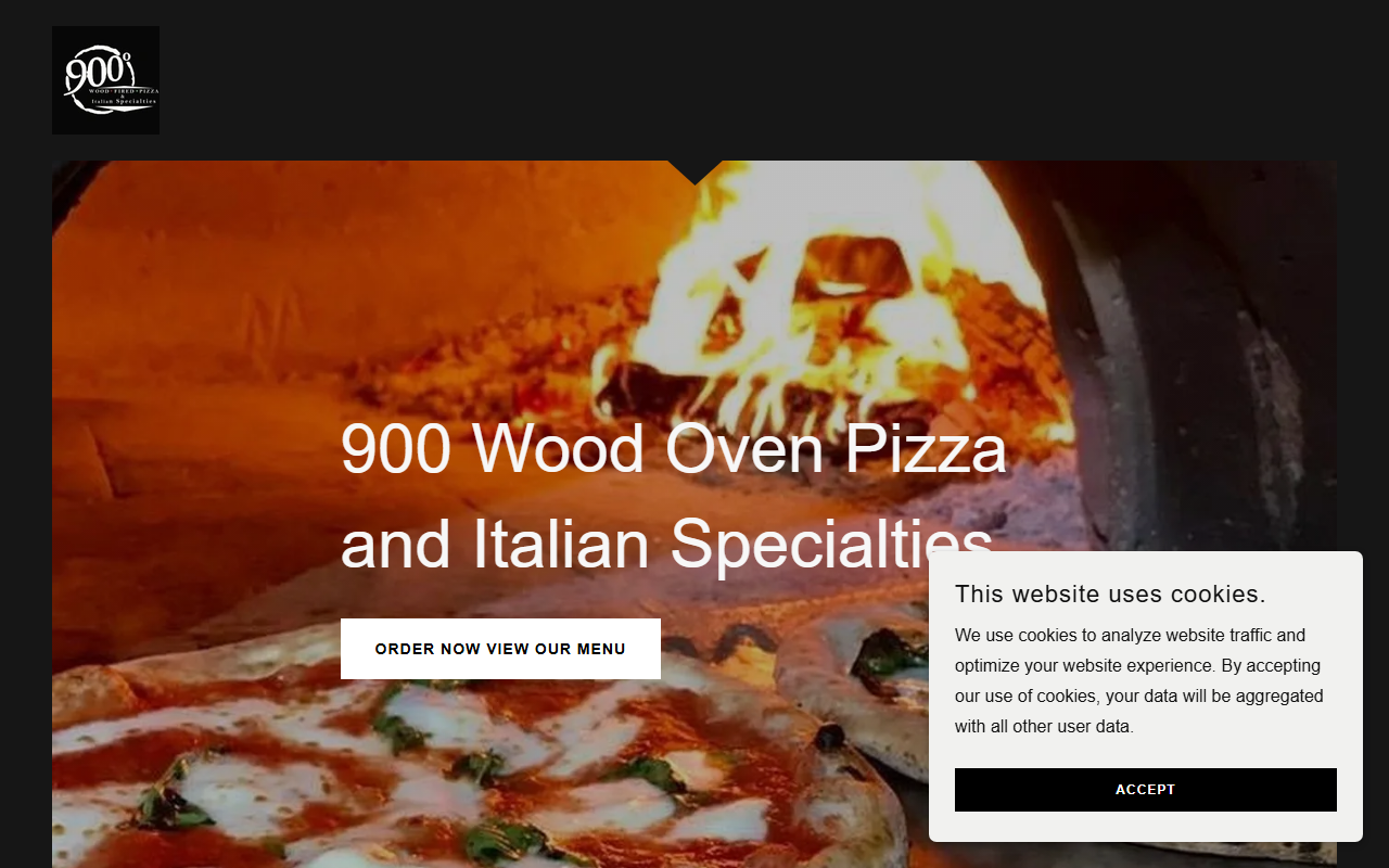 900pizzatruck.com screenshot