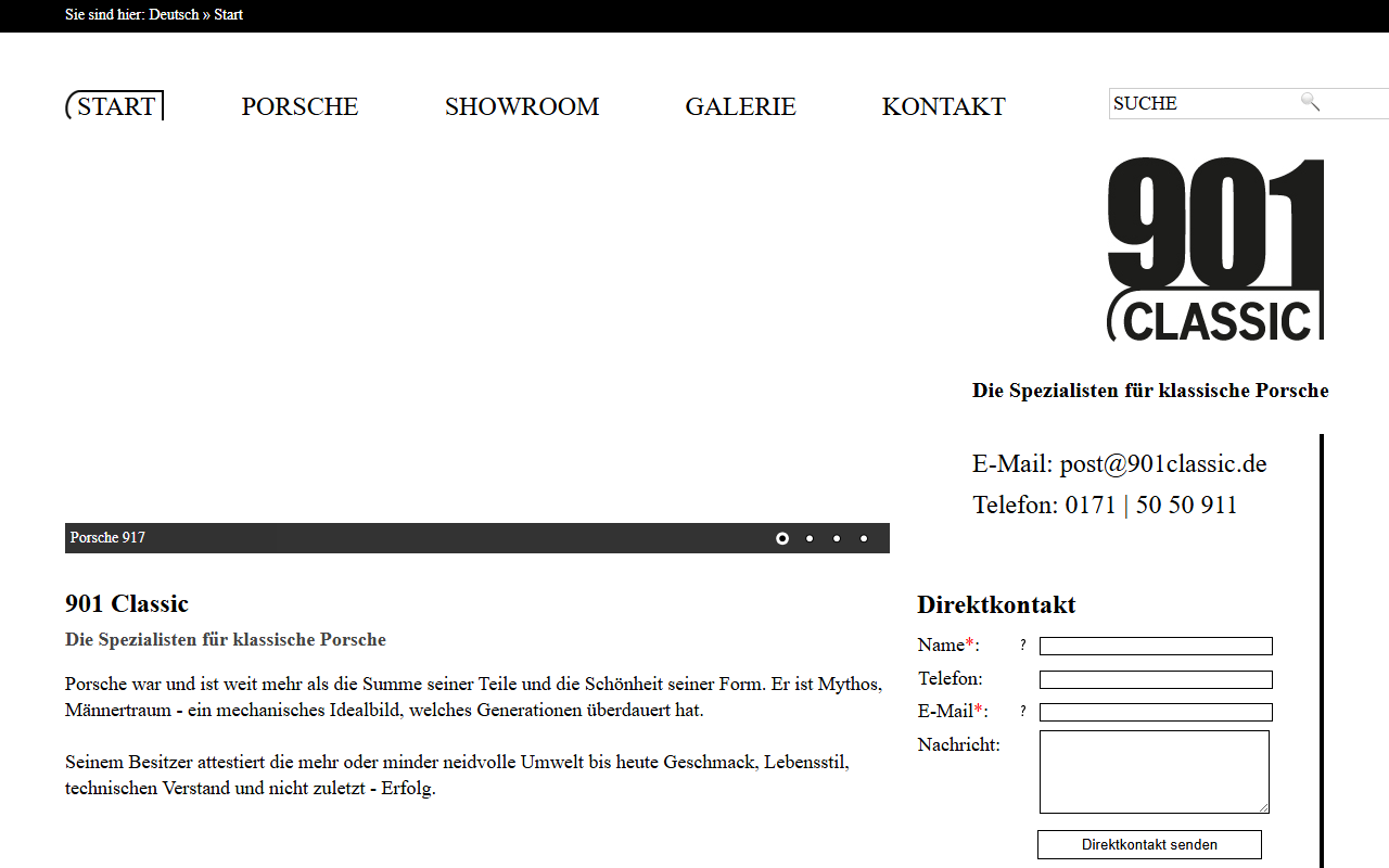 901-classic.com screenshot