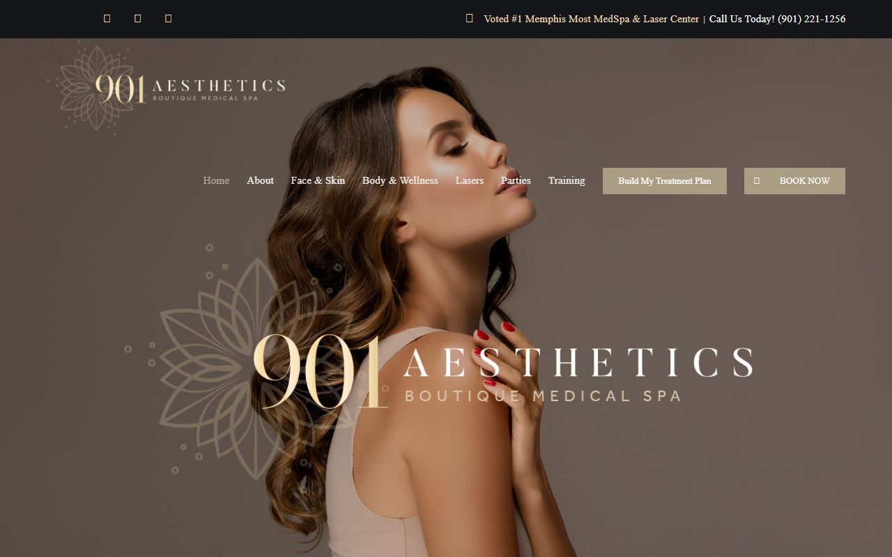901aesthetics.com screenshot