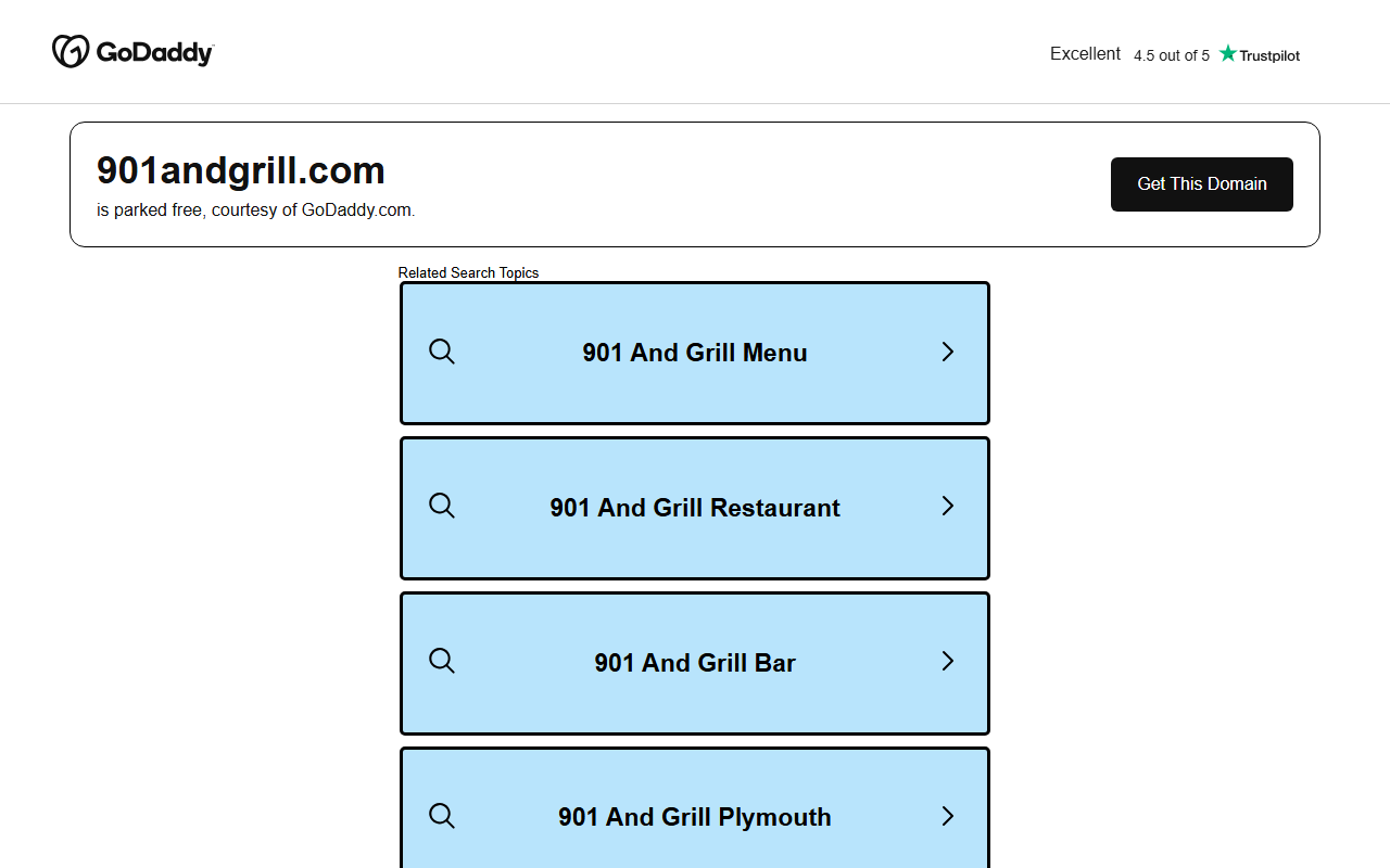 901andgrill.com screenshot