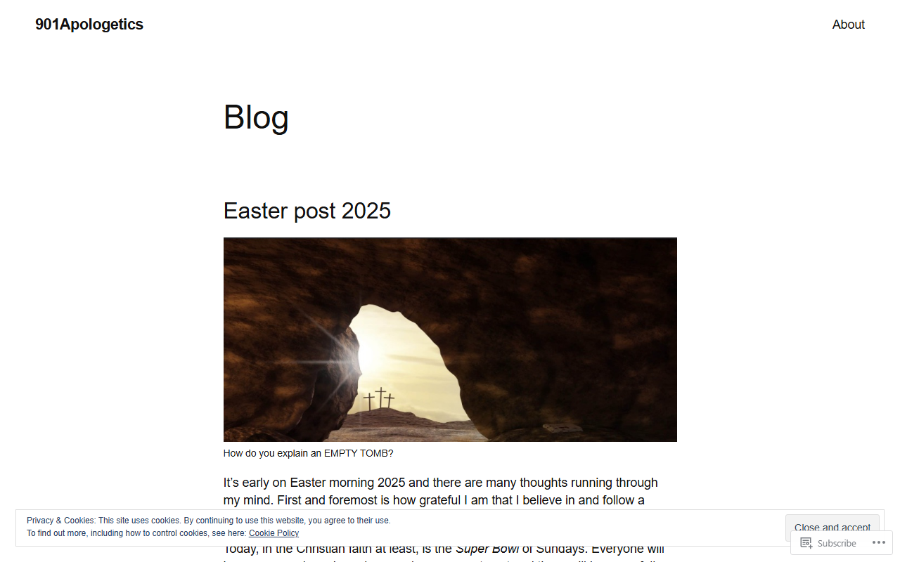 901apologetics.com screenshot