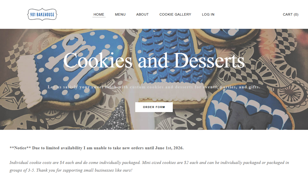 901bakehouse.com screenshot