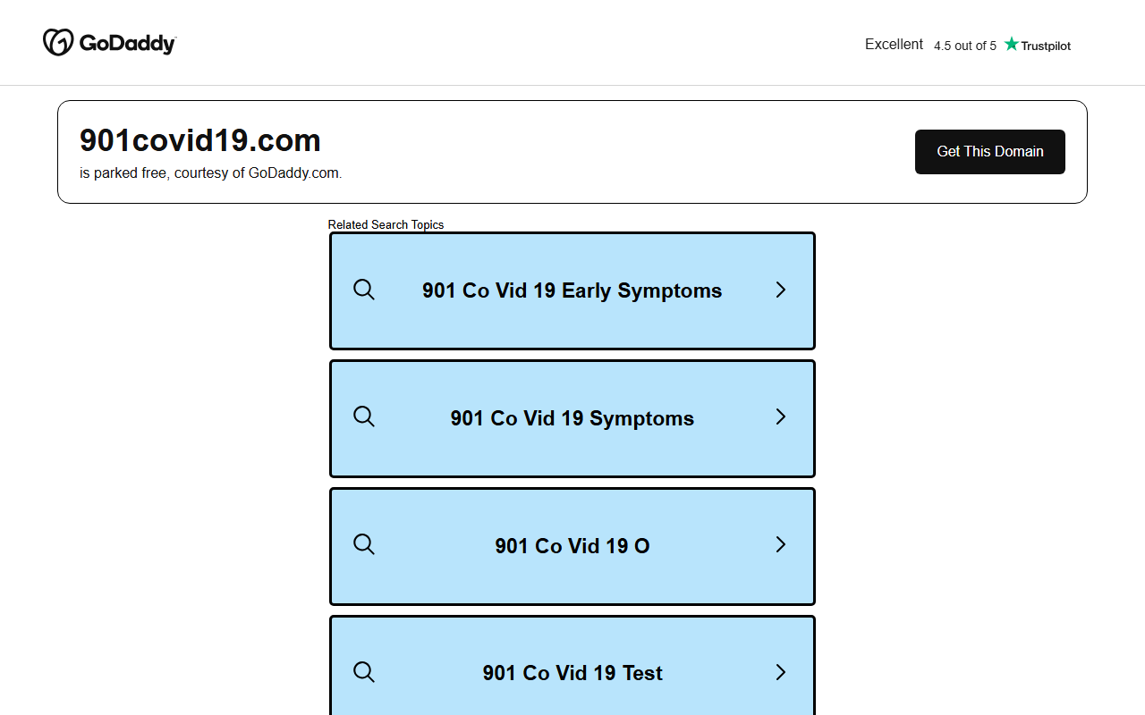 901covid19.com screenshot